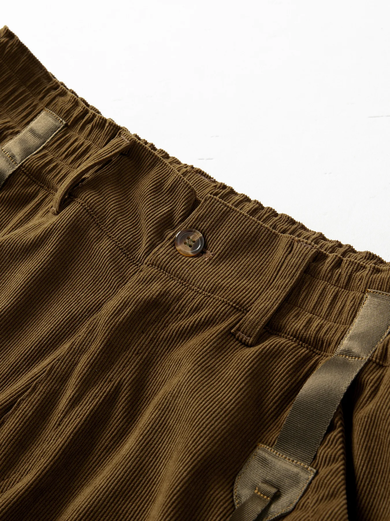 Herren Retro Cord-Cargo-Shorts mit Mehreren Pattentaschen, Relaxed Fit, Vintage Workwear, Lässige Outdoor-Wanderhose – Detail 8