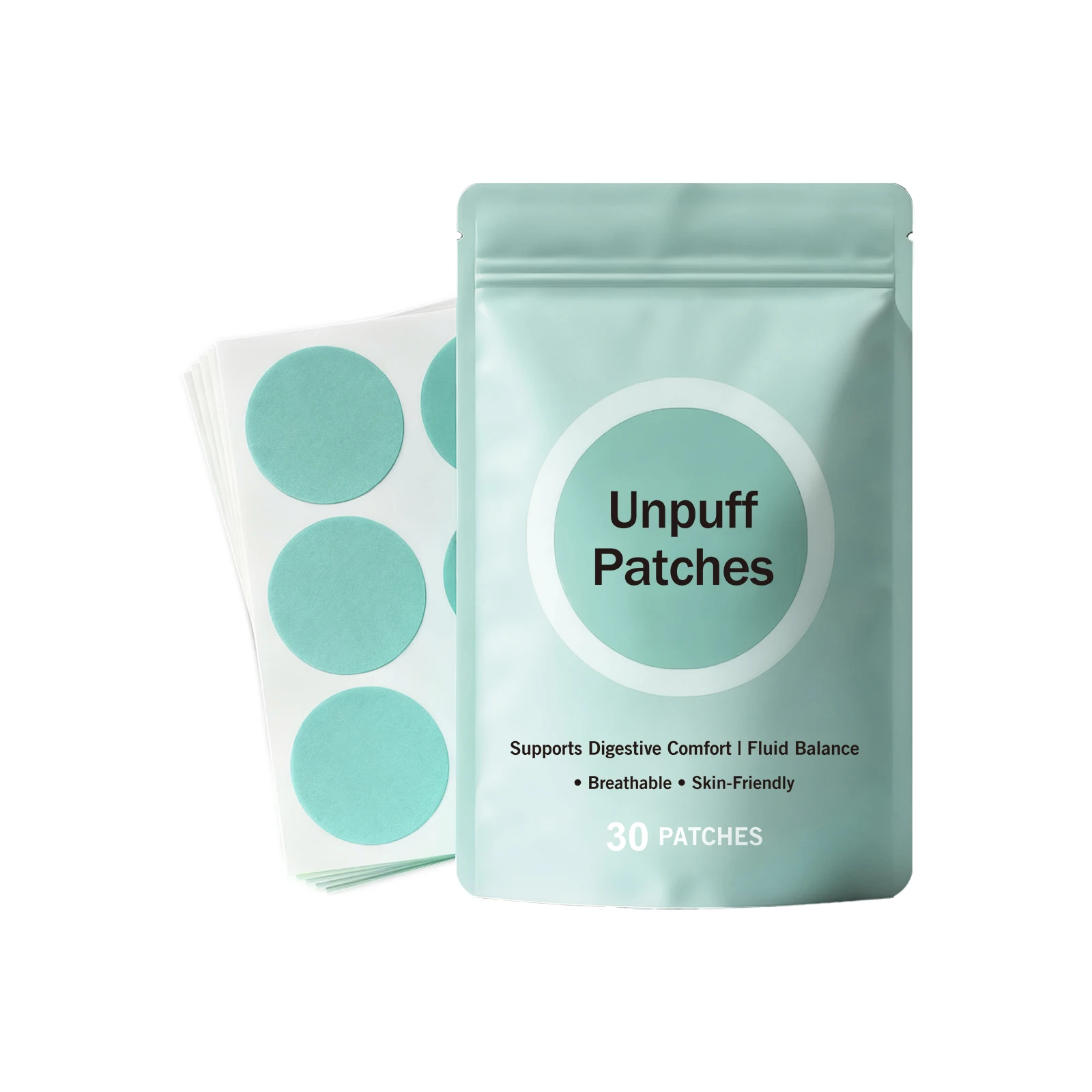 Unpuff Patch Blood Sugar Control of Appetite Energy Enhancement Boost Digestive Health Care Dandelion Weight Loss Slimming Patch