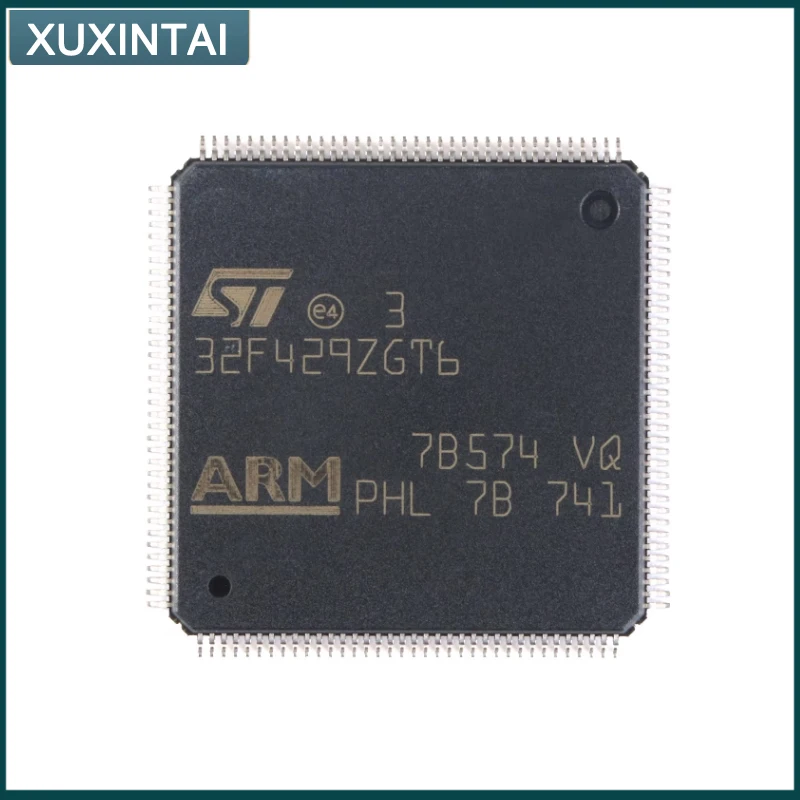 5Pcs/Lot  New Original  STM32F429ZGT6 STM32F429   MCU  Microcontroller IC 32-Bit 180MHz 1MB (1M x 8) FLASH LQFP-144 (20x20)