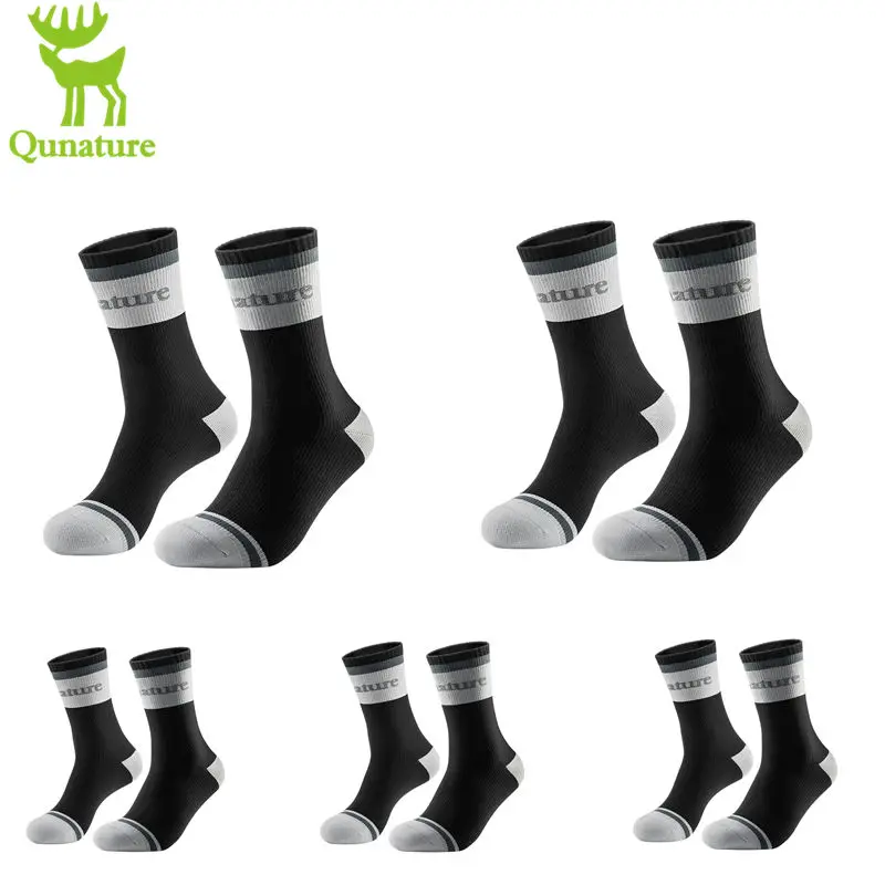 2/5/8pairs/set  Waterproof Socks Breathable Anti-Slip Moisture Wicking Cushioning Unisex Hiking Cycling Running Skiing Socks