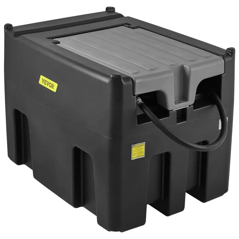 

Portable Diesel Tank, 116 Gallon Capacity & 10 GPM Flow Rate, Diesel Tank with 12V Electric Transfer Pump and 13.1ft