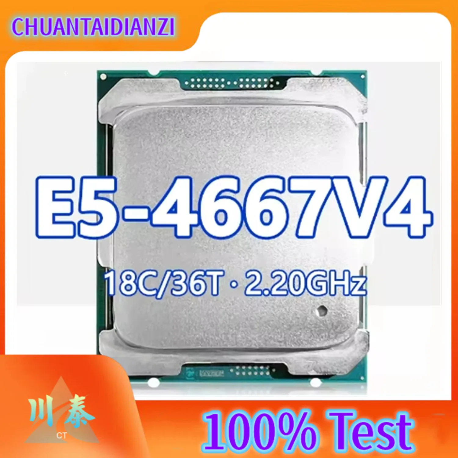 

Xeon E5-4667V4 official version CPU 14 nm 18 Cores 36 Threads 2.2GHz 45MB 135W processor LGA2011-3 for X99 server motherboard