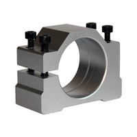 Spindle Clamp Jig 52mm 57mm 65mm 80mm Aluminum Bracket Wood CNC Router Engraving Cutting Machine Motor Holder with 4pcs Screw