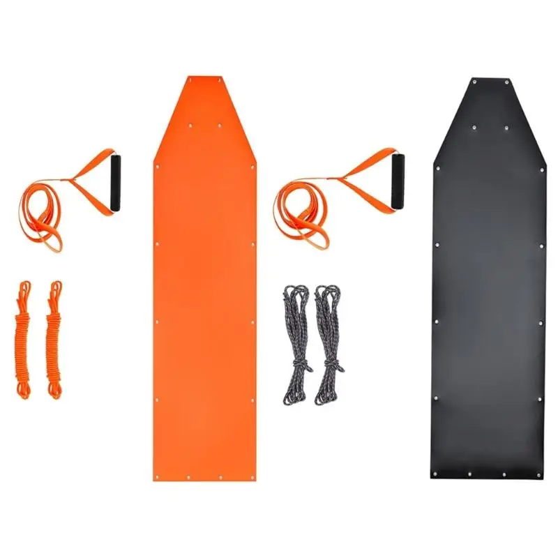 متعددة الأغراض في الهواء الطلق مزلقة سميكة تسلق الثلج تسلق الثلج لصيد التخييم ونقل الحطب K1YF