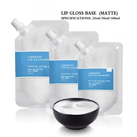 Clear Mattle Lip Gloss Base Oil Non-Stick DIY Lipstick Raw Material Gel Non-Stick Moisturizing Base Handmade Lipstick