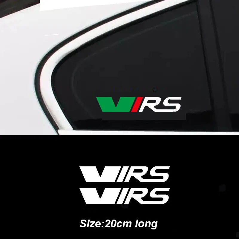 

2X Car Windows Sticker For Skoda VRS Octavia FABIA KAMIQ KAROQ KODIAQ RAPID SUPERB