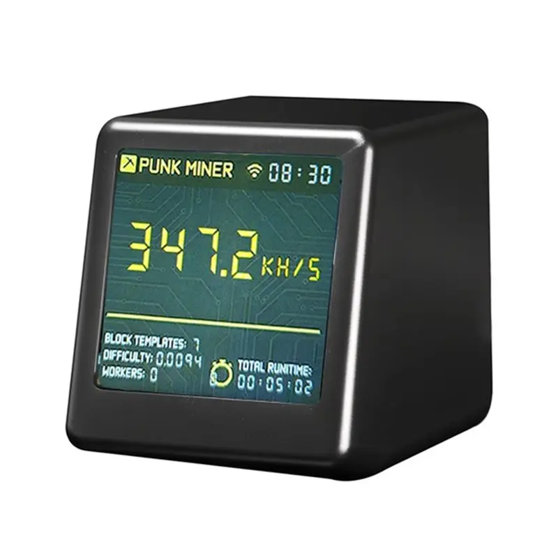 

Nerdminer V2 NM Smart TV: Низкопотребляющий, бесшумный десктопный холдер для Smart TV