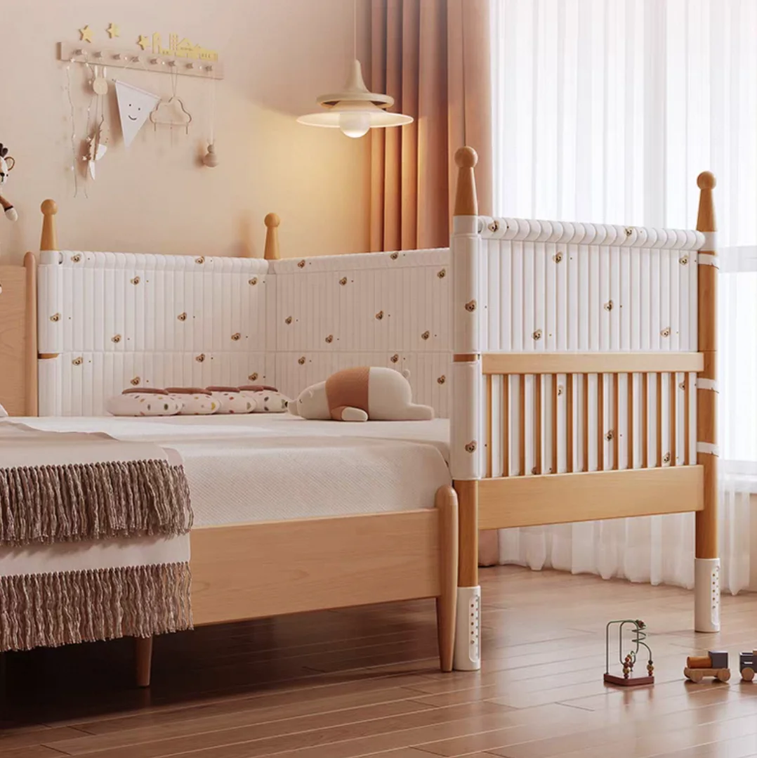 The Best Factory Direct Wholesale Certified Stackable Baby Cribs Bed Guard Kids Natty Safety Mesh Set for Natty Bedside Bed