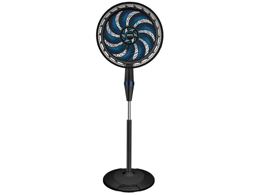 Ventilador de Coluna Arno X-Treme 9 VE9C 40cm 9 Pás 3 Velocidades Preto e Azul Escuro 2720018339 - 220V