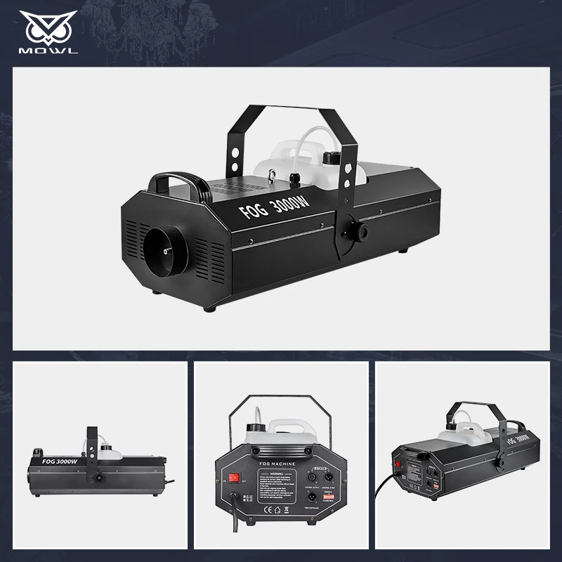 Stage Effect Equipment 3000W DMX Remote Control Direct Spray Smoke Fog Machine for Dj Disco Bar Party KTV Churches