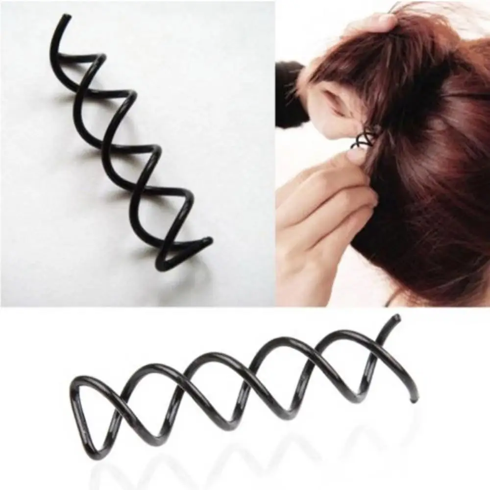 Pinzas en espiral para el cabello, horquilla de giro, adornos, tocado nupcial, accesorios Sunmmer, pinzas para el cabello, horquilla en espiral rápida, herramienta de peinado