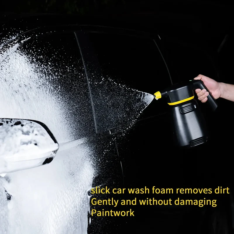 Electric Foam Sprayer Car Wash Motorcycle Clean Detailing Snow  Cannon High Pressure Water Gun  Generator Manual