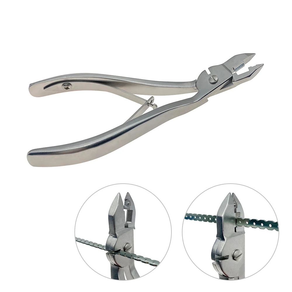 Mini Bone Plate cutter Bender forceps Plate Bending cutting Pliers micro Stainless Steel Orthopedic Pet Surgical Instrument