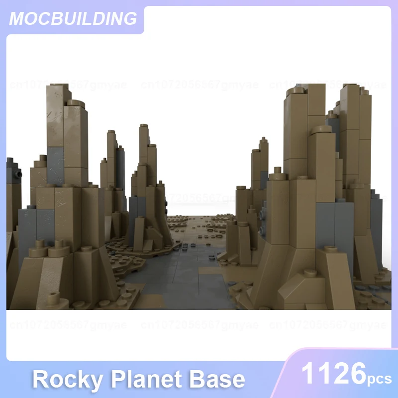 Rocky Planet-décennie s de construction MOC, modèle de base, briques à assembler soi-même, architecture dos, affichage créatif, jouets cadeaux, 1126 pièces