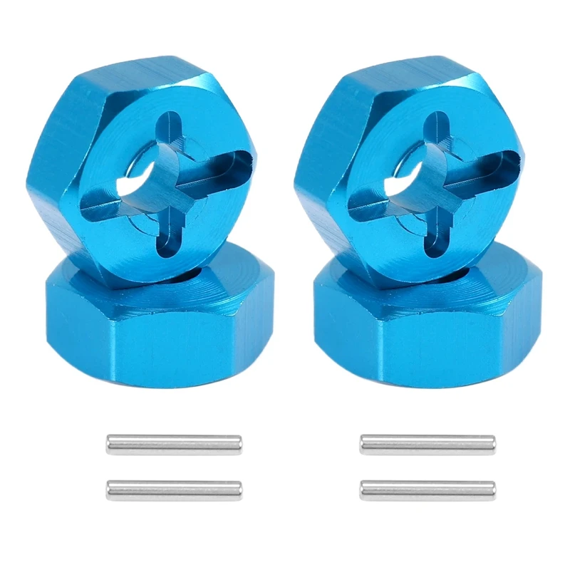 

Практичный 4 шт. шестиугольный обруч колеса, шестигранный 7 мм, обновленный металлический адаптер 12 мм для 1/18 Wltoys A949 A959 A969 A979 K929 1/10 Tir