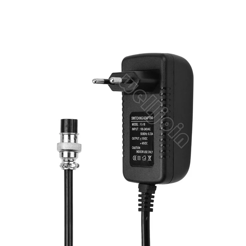 EY-08 Adaptador de alimentação transformador misturador, fonte de alimentação externa, 4 furos de saída ± 15V + 48V parte, AC 100-240V