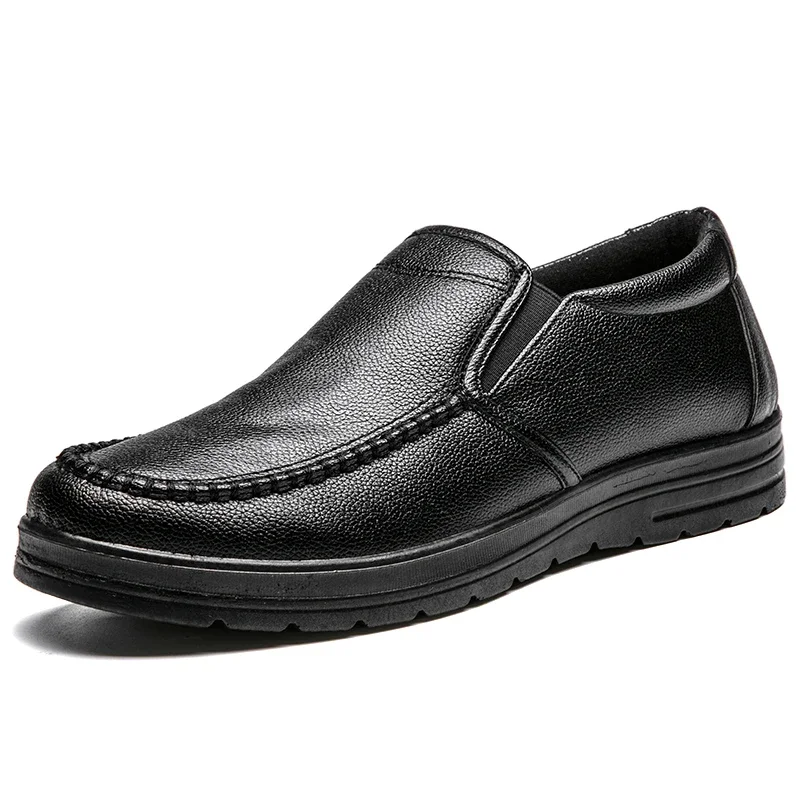 Kellymasculino conjunto de calçados, sapatos de couro para homens, leve, casual