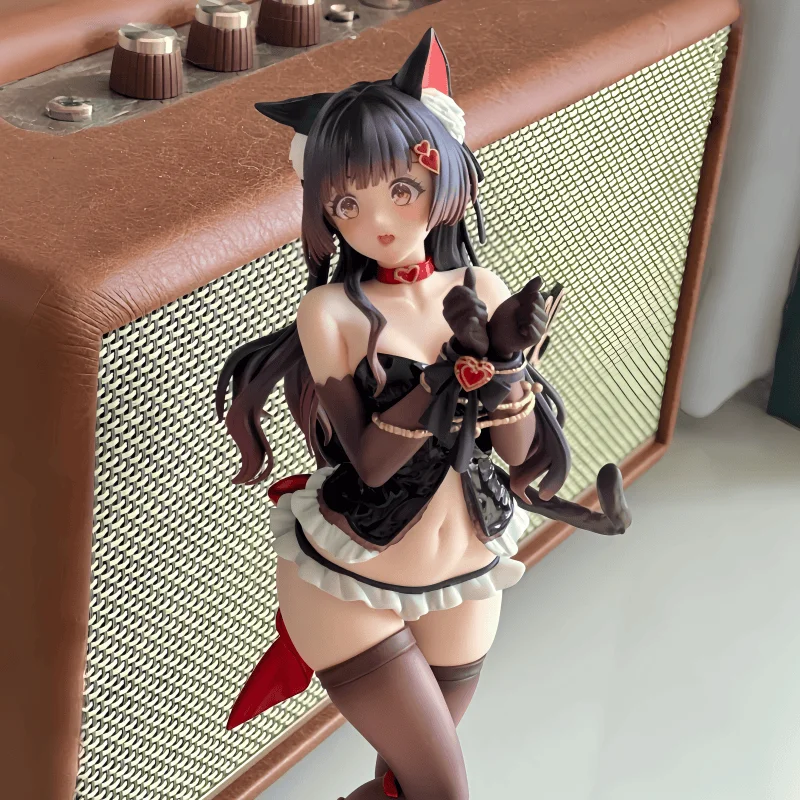 

Оригинальная игрушка Siki Anim Anim Anim Anime Pretty Girl Bound Cat Lufna 1/7, фигурка, модель, коллекция, красное платье, игрушка с лентой Love