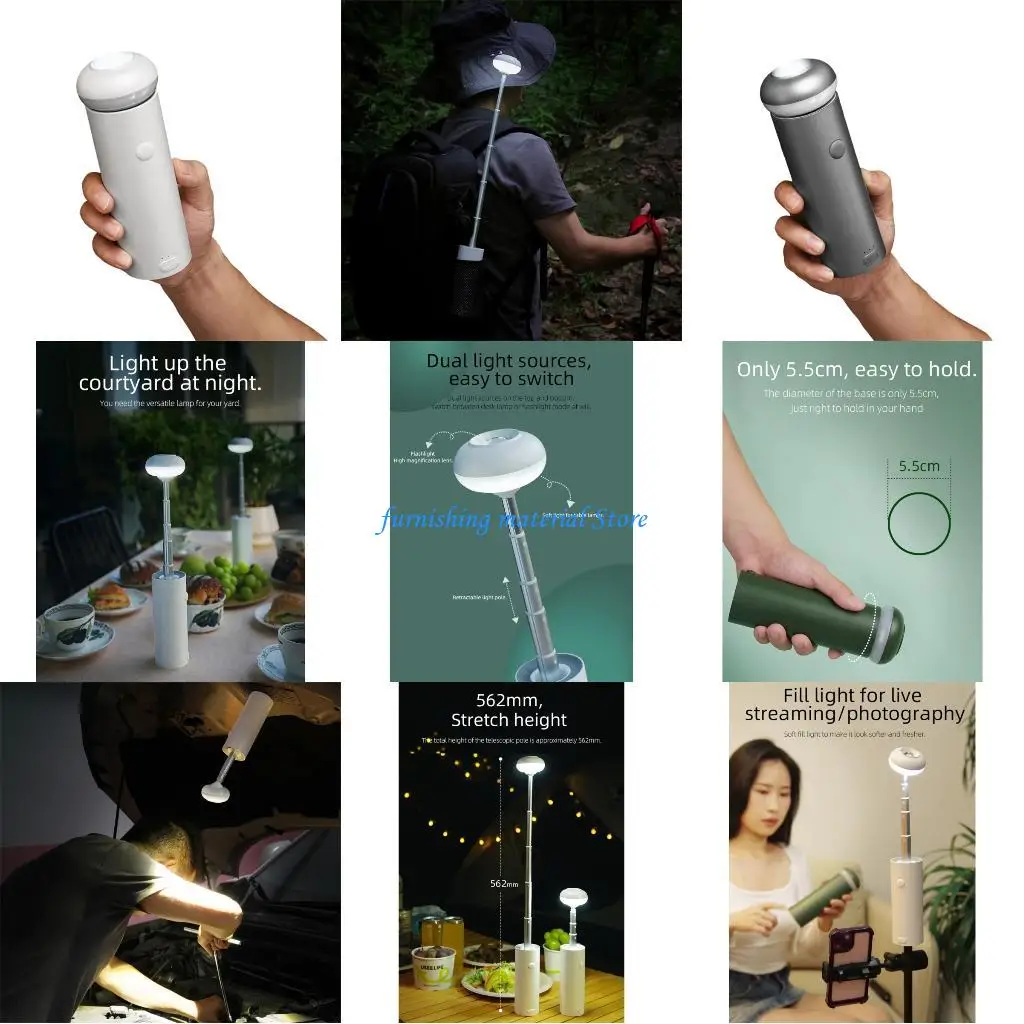 

Y5GD High Efficiency LED Light Telescoping Design Long Lasting Brightness for Camping Hiking and Emergency Situations