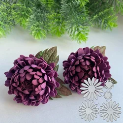 Pan's New Die Cuts 5Pcs Flowers Cutting Dies for Scrapbooking Embossing DIY Manual Photo Album Decor Knife Mold Models