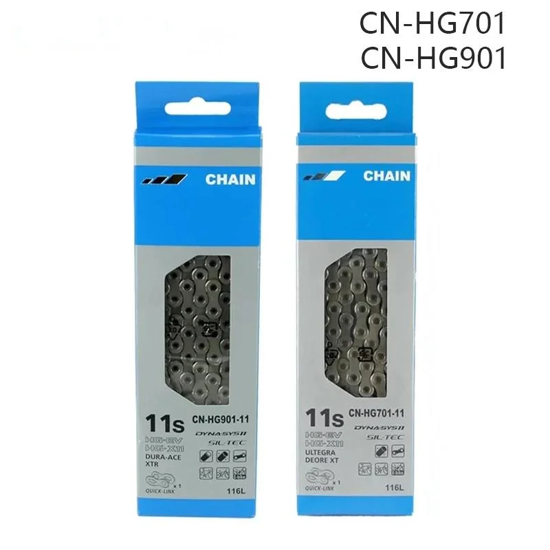 Bicycle Chain 9/10/11/12 Speed Road MTB Bike 116L 126L Chain CN-HG53 HG54 HG95 HG601 HG701 HG901 M7100 M8100 Bike Parts