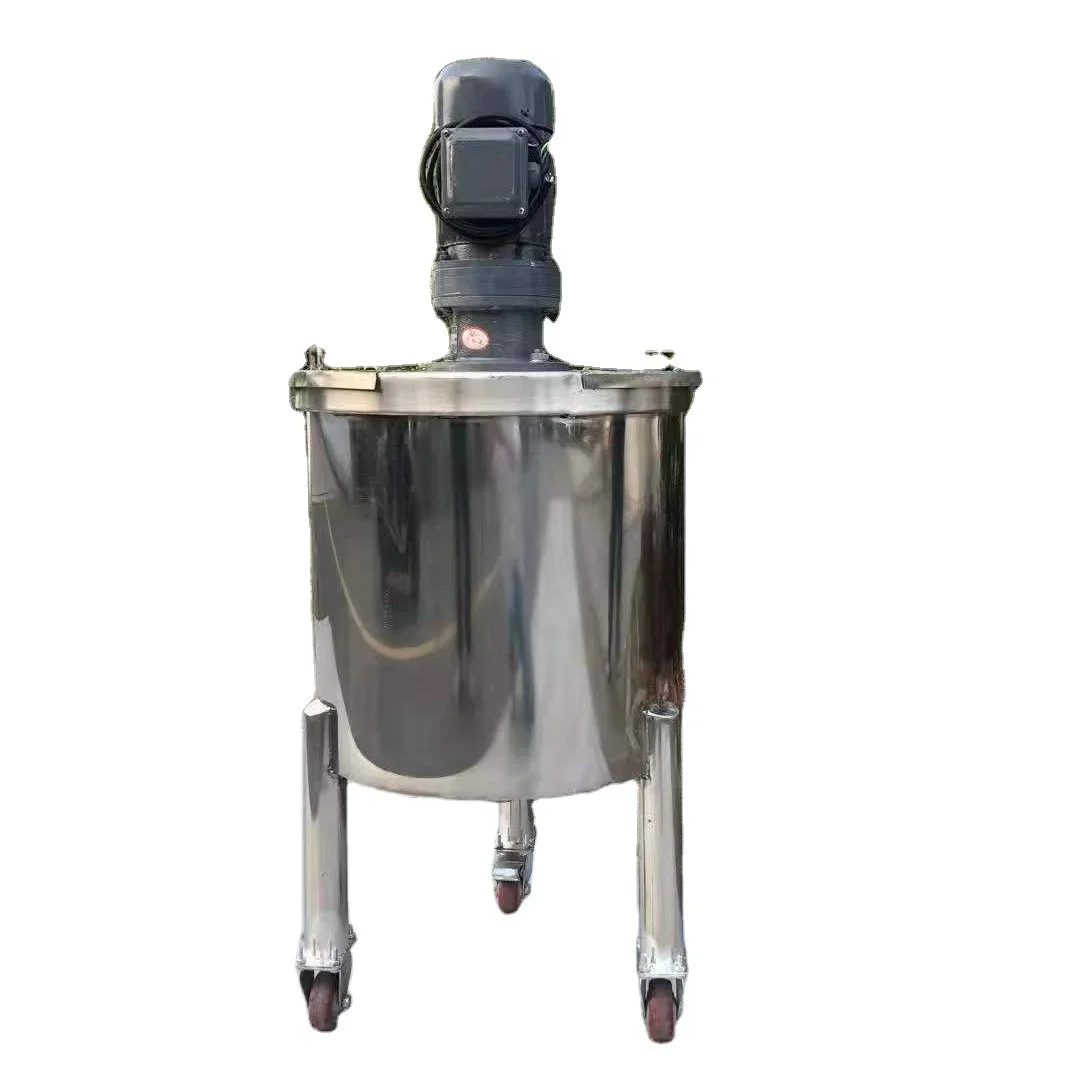 

Removable Wheels 316 Stainless Steel Liquid Mixing tank Price Professional Mixer Agitator
