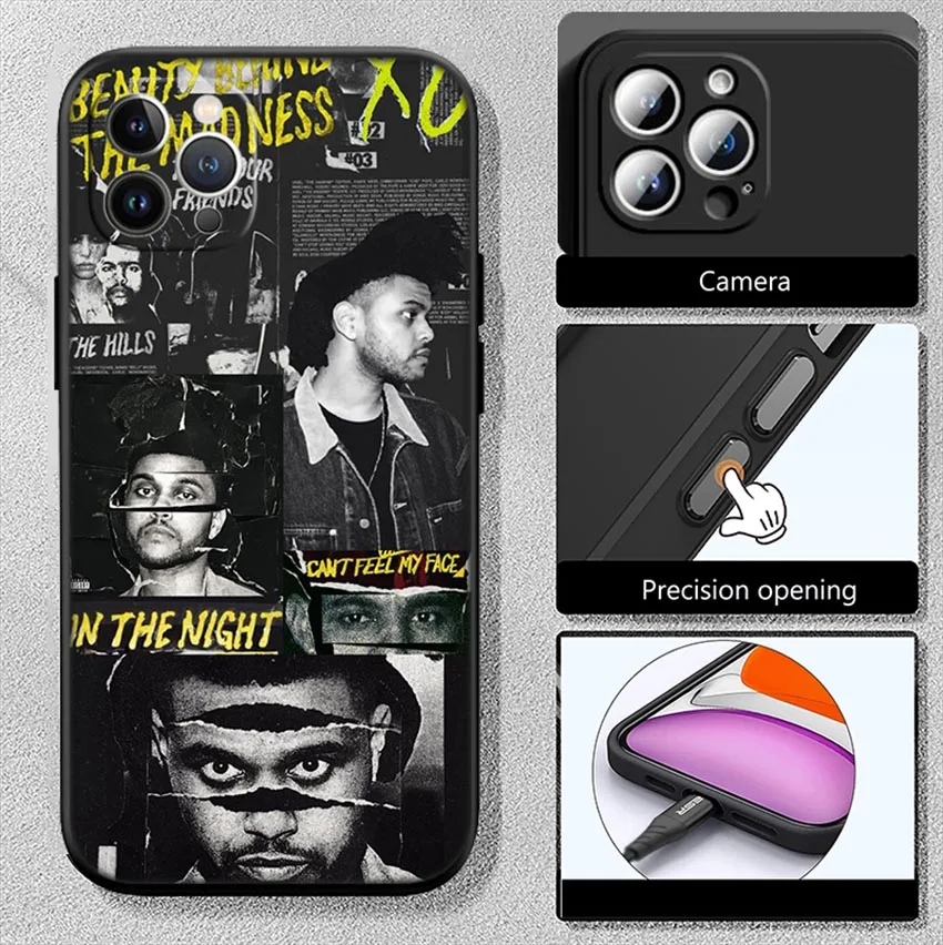 Nowe, wysokiej klasy etui na telefon The Weeknd do Samsung Galaxy S21 S22 S23 S24 Fe Plus Ultra S21S A55 A35 A24 A25