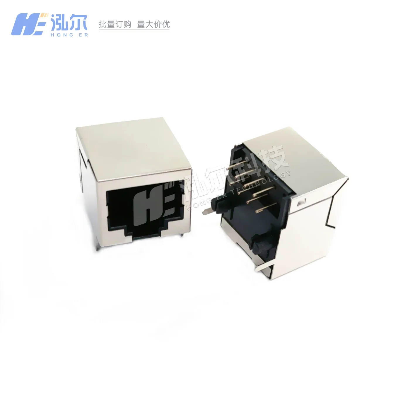 Fro rj45 connector network port seat DIP8pin interface female seat on board 8P8C no lamp RJ45 network cable interface seat