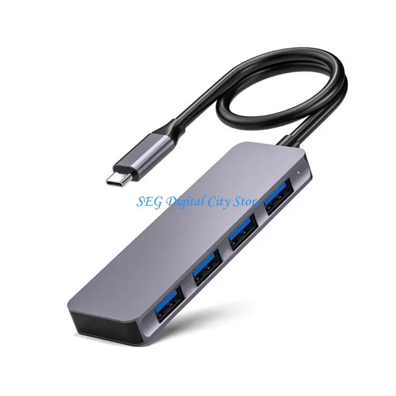 

U75B USB C to USB Female Adapter USB Splitter Cable USB Male to 4 USB Female Cord Converter Power Adapter