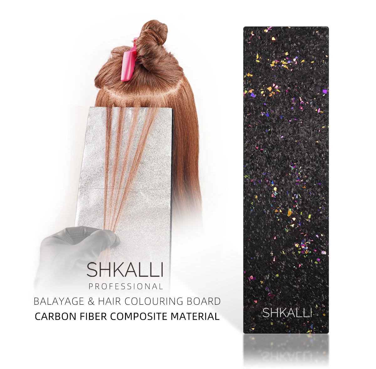 SHKALLI Folien-/Balayage-Set mit Paddel für Haarbleichung, professionelles Salon-Färbewerkzeug – Detail 1