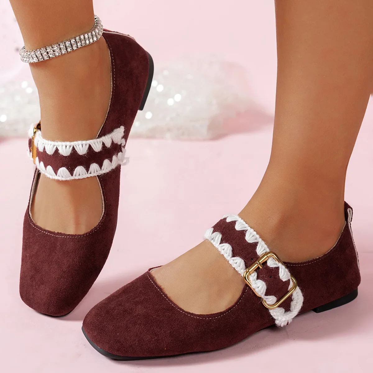 

Женские туфли на плоской подошве, неглубокие лоферы, модные замшевые осенние повседневные кроссовки, дизайнерская элегантная обувь 2024, новые тенденции, Mujer Zapatillas