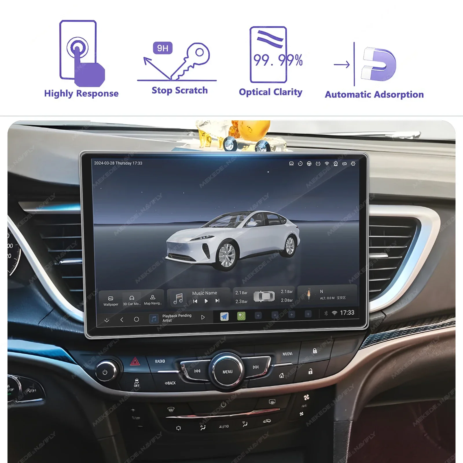 Защитная пленка-наклейка для 11,5/13 дюймов, автомобильный радиоприемник, мультимедийный видеоплеер, навигация, GPS-дисплей, ЖК-экран, защитное стекло