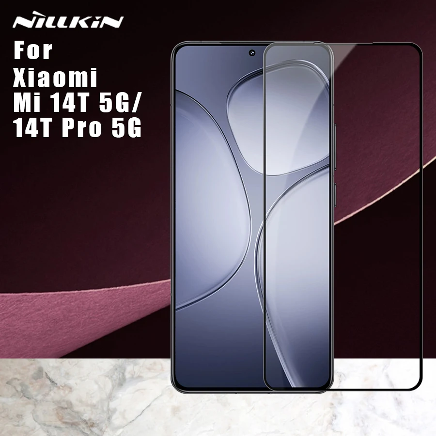

Для Xiaomi Mi 14T / 14T Pro 5G Glass Nillkin CP + Pro 2.5D Закаленное Стекло 9H твердая ультратонкая пленка защита для экрана Mi14T