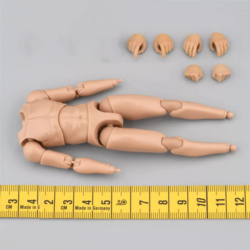 

1/12 PCTOYS PC028 Tough Guy Man Jason Agent Male Body Action Figure with Hand Foot 6" For Fans Collect DIY