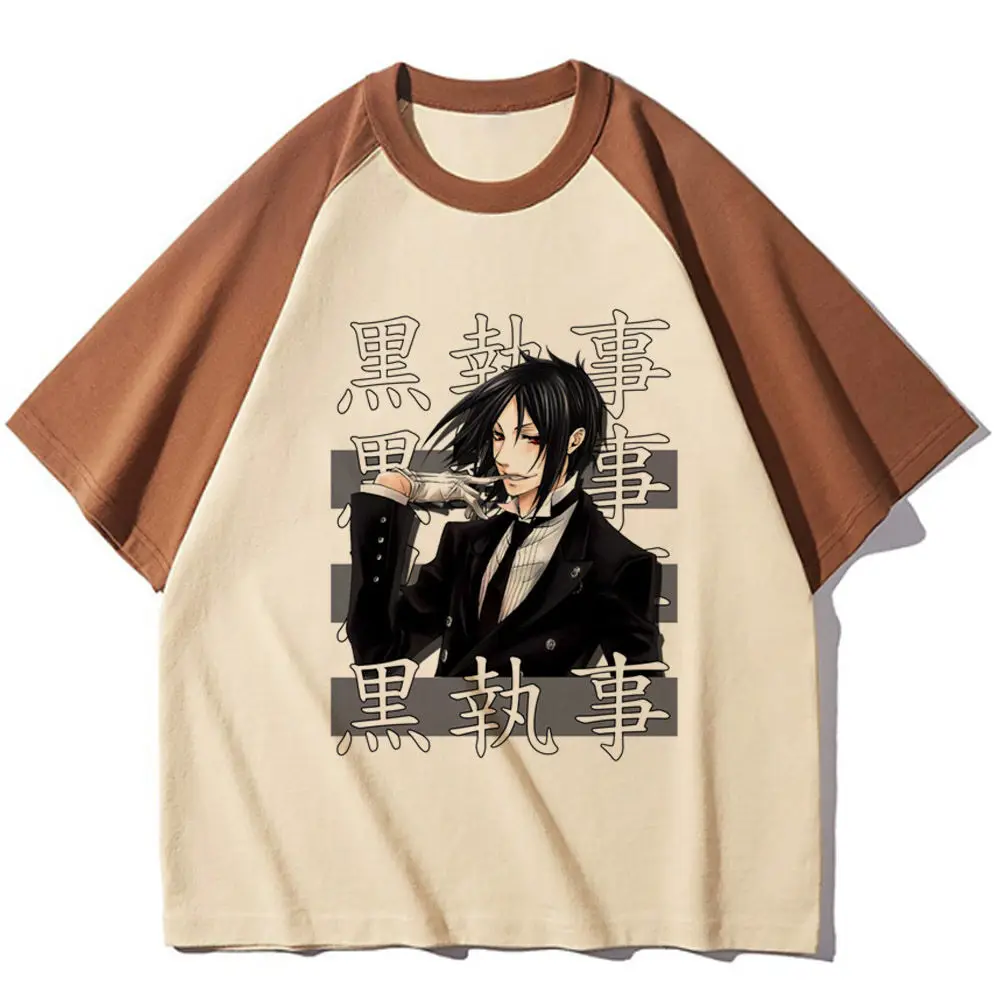 Black Butler shirt women aesthetic korean clothes harajuku  Pastel Retro tshirt Y2k Comfortable kawaii aesthetic Graphic hip hop - view 4