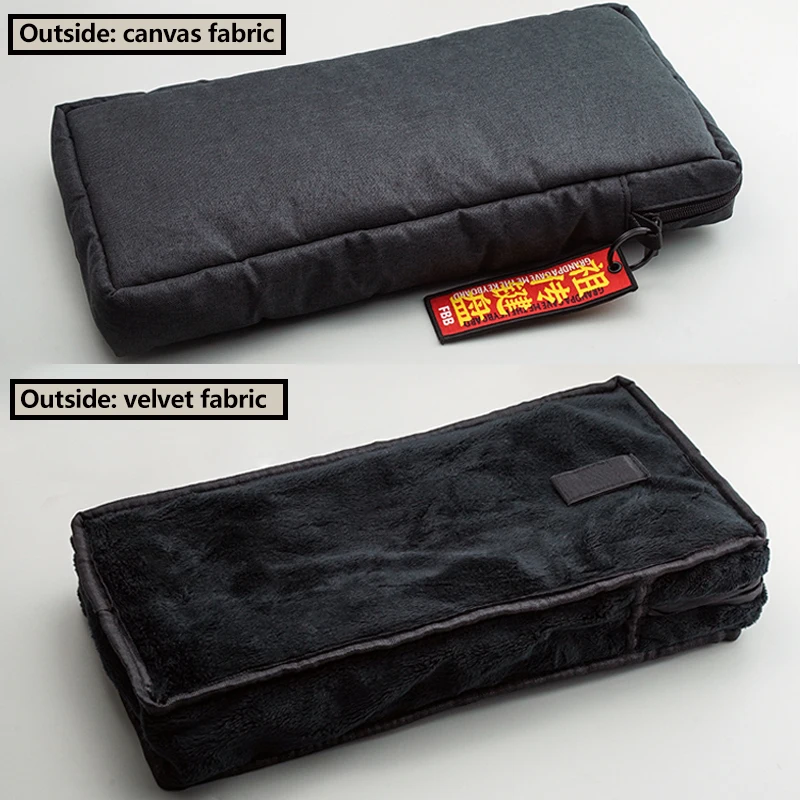 FBB Keyboard Storage Bag Fabric Matrial Fits 61/68/75/87/98% Size Mechanical Keyboards Mouse Storage CaseTravel Carrying Box