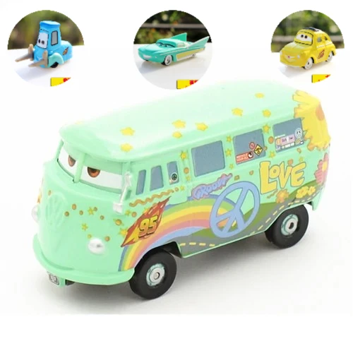 

2025 Pixar Cars 3 игрушки Молния Маккуин Дядя серии 1:55 Автомобиль из сплава Модель игрушки Коллекция игрушек Детские подарки на день рождения