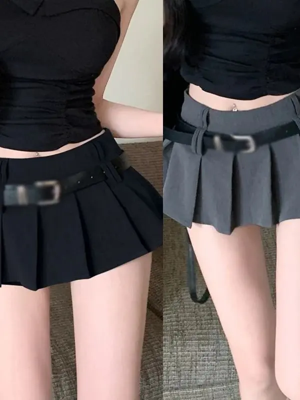 

Юбка с высокой талией для женщин: сексуальная, модная, стильная, из ПВХ-ткани, подходит для прогулок, с рукавами «летучая мышь»