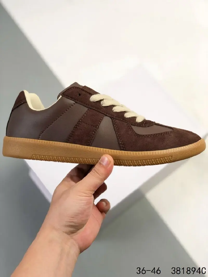 Women's Autumn Sneakers Fashion Splicing Flat Heel Vulcanized Shoes Men's Lace-Up Non-Slip Pu Leather Casual Shoes