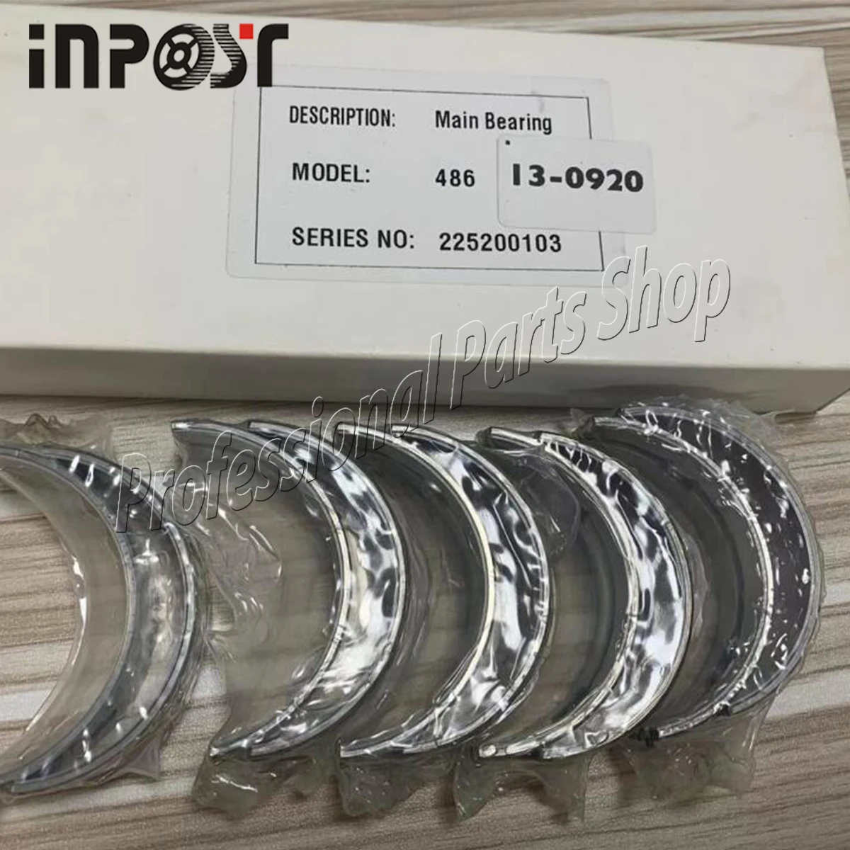 

New Main Bearing 13-0920 STD For Yanmar 482E / 486V Thermo King