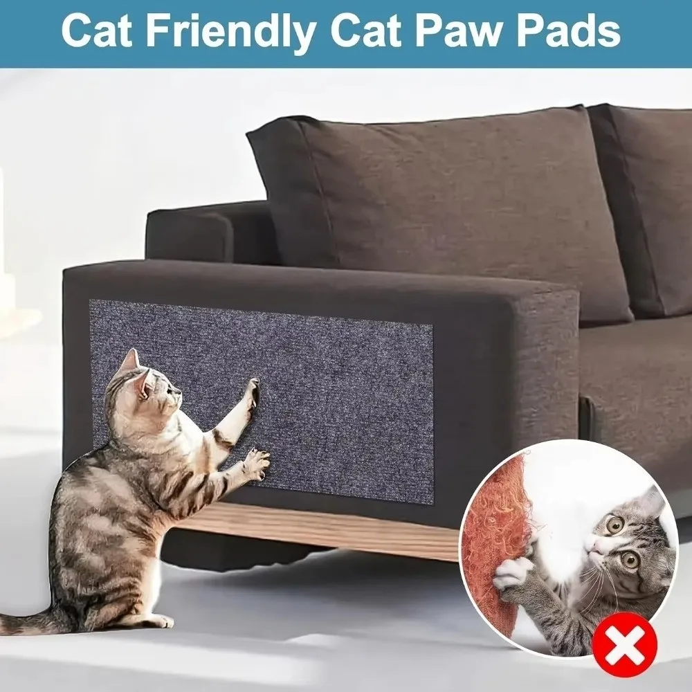 Self-Adhesive Cat Furniture Protector Multi-Functional Cat-proof Sofa Protective Tape Dry Fast Replacement Pad Cat Scratch Mat