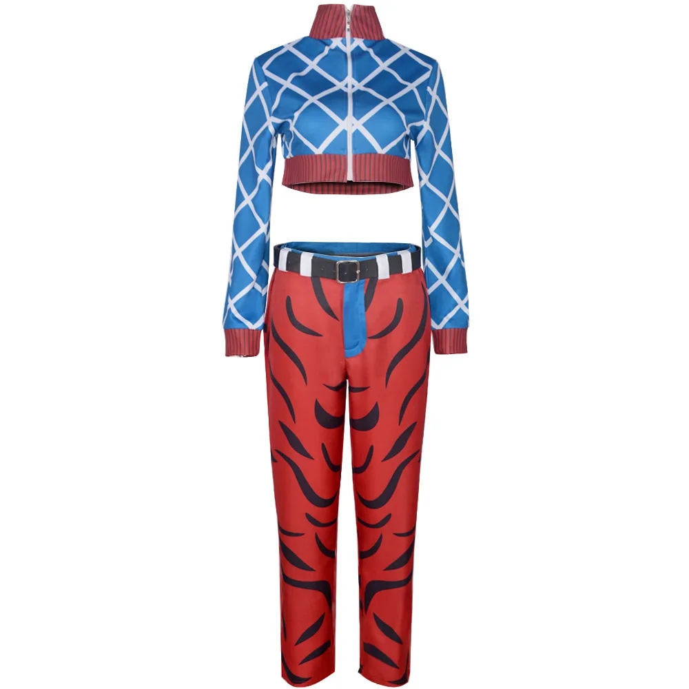 Cosplay Costume Guido Mista Golden Wind  costume Halloween Suit Set