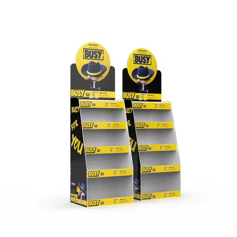 Supermarket shelves, beverages, beer cans, display bottles, floor racks