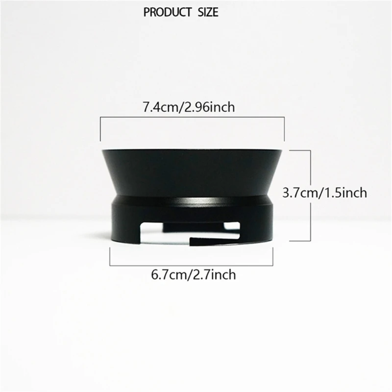 54 мм приемное дозирующее кольцо для кофейного порошка, вращающееся кольцо из алюминиевого сплава для кофемашины 8