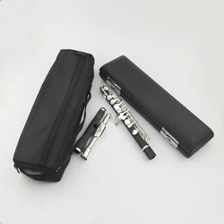 Piccolo flute PICCOLO With c key silver plated Instrument maintenance 2 mouthpiece composite woodpipe body