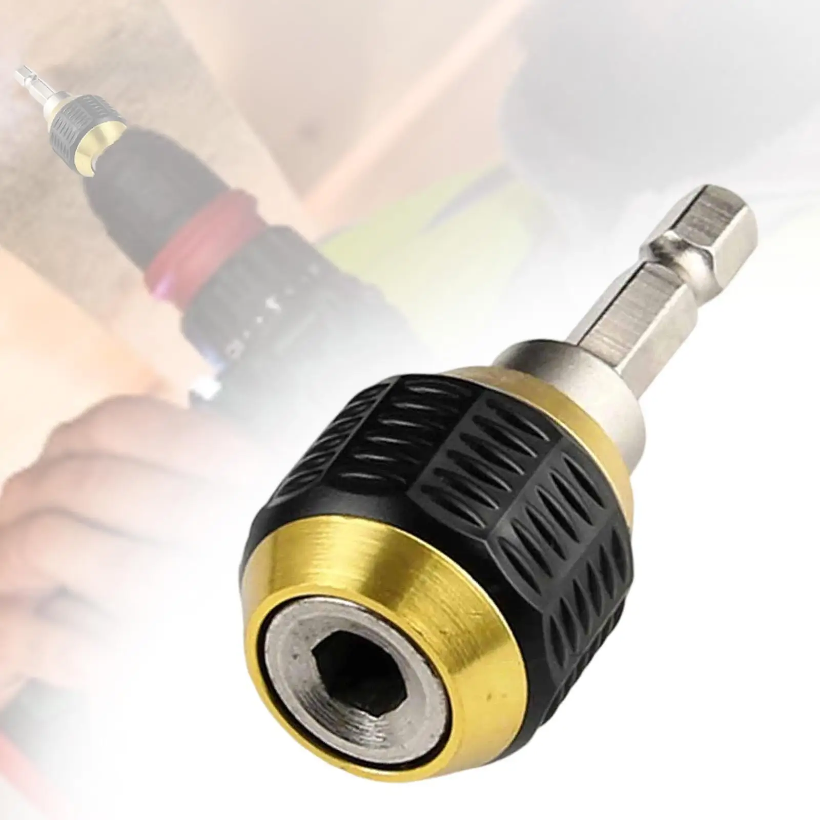 

Self Locking Drill Bit Holder,Sturdy,Screwdriver Bit Holder,Chuck Adapter 60mm