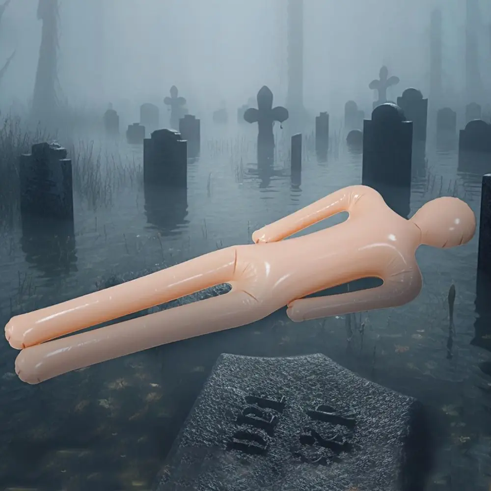 

Decor Prop Inflatable Hanging Corpse Scary Black Dead Victim Props Fake Corpse Large Halloween Ornament Garden