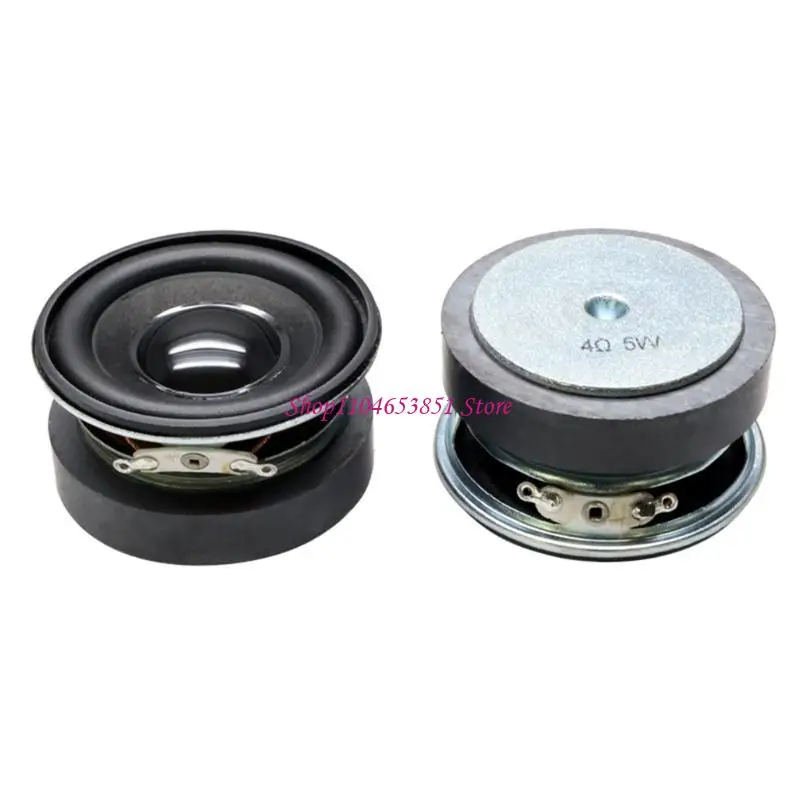 52mm Sound Woofer Component 4Ohm 4Ω 5Watt 5W 2inch Round Bass Loudspeaker