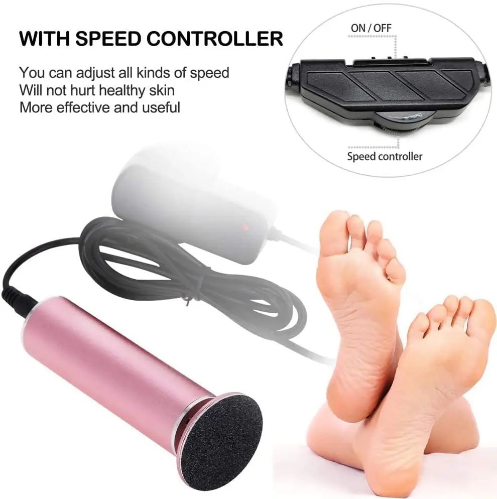 Electric Foot Callus Remover Powerful Pedicure Electronic Foot File for Women Men Dead Dry Hard Skin Calluses