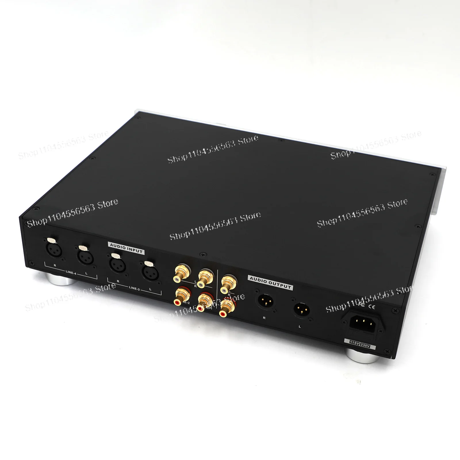 Fully Balanced Class A Preamplifier with Remote Control